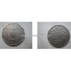 50 cents 1995 Malta